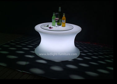 China RGB Colors Changing Light Up Coffee Table With Interchangeable And Remote Control supplier