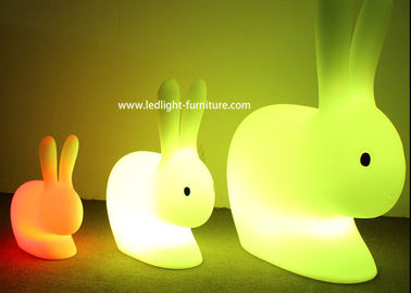 China Rechargeable Rabbit Light Up Stool For Kids Play And Easter Holiday Decoration supplier