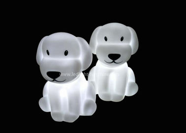 China Pure White Sleeping Dog LED Night Light With 1 Hour Power Off Automatically supplier
