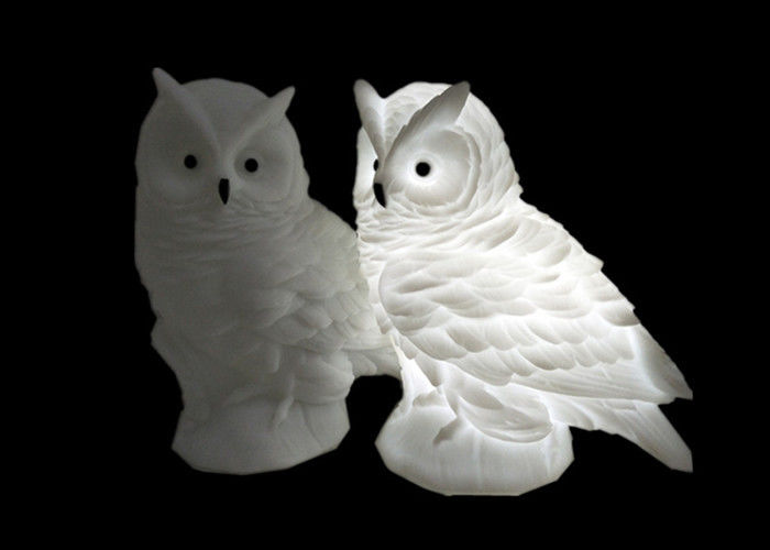 cute mini pure warm white owl led night light soft pvc white battery christmas lights