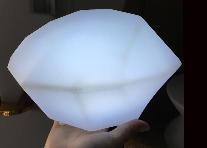 Led Battery Power Cute Color Changing Night Light Stone Shaped Diamond Shaped