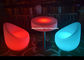 No Folded LED Light Furniture Light Up Chairs And Tables For Decoration supplier