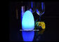 Small LED Decorative Table Lamps , Rechargeable Egg Shaped Night Light  supplier
