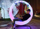 Battery Power Outdoor LED Light Furniture Circle Lighting Swing For Plaza Park Decoration supplier