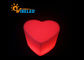 Portable Unbreakable LED Bar Chair Heart Shaped Glow Led Lamp Stool for Party Hire supplier