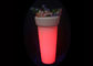 High Stand Led Flower Pots Uv Stable Polyethylene Material With Remote Control supplier