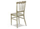 Event Used Aluminum Gold Chiavari Chair Rental For Banquet , 40X45X93cm supplier