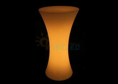 China PE Plastic Unique LED Cocktail Table With Rechargeable Battery Operated supplier