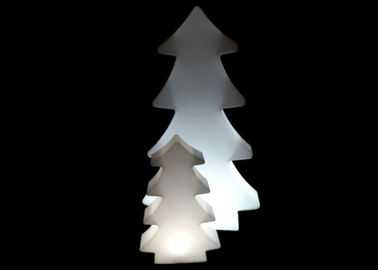China Plastic Tree Shaped LED Floor Lamp Battery Powered For Christmas Outdoor Decoration supplier
