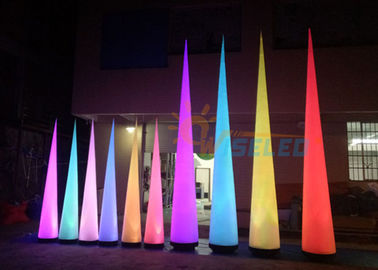 China PVC Material LED Air Cone / Inflatable LED Cone Lights With Blower Lamp supplier