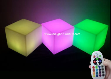 China Small Led Cube Night Light Table Lamp 10cm For Restaurant / Festival Decoration supplier
