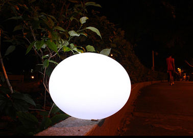China Cute Egg Shaped LED Ball Lights White / Warm White For Garden Decoration supplier