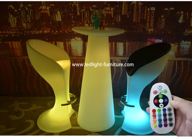China Multi Colors LED Patio Furniture / Remote Control Light Up Outdoor Furniture supplier