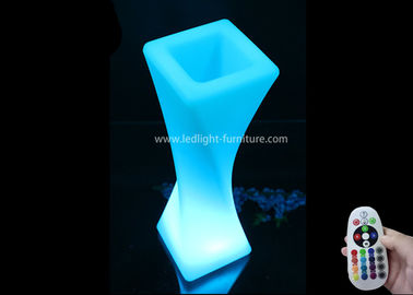 China Remote Control LED Flower Pots Battery Operated Included RGB LED Lamp supplier