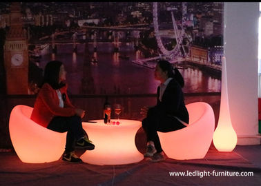 China Battery Powered Commercial LED Light Furniture , Mobile Lounge LED Bar Furniture supplier