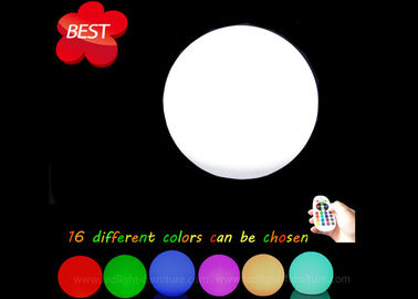 China Dmx Glow Round LED Ball Lights , Light Up LED Beach Ball For Exhibition / Display supplier