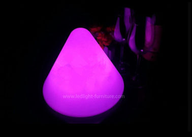 China Battery Powered LED Decorative Table Lamps , RGB Cone Shaped Baby Night Light supplier