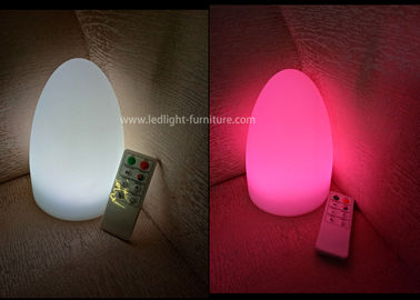 China Customized LED Decorative Table Lamps , Changeable Colour Changing Egg Light  supplier