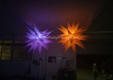 China Beautiful Inflatable LED Light / Hanging Star Decorations Lights For Ceiling supplier