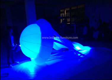 China Inflatable Jellyfish Led Hanging Balloon Light For Advertisement Signs supplier