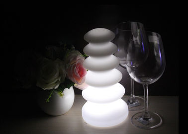 China Tower Design LED Decorative Table Lamps PE Plastic Material With Touch Sensor Control supplier