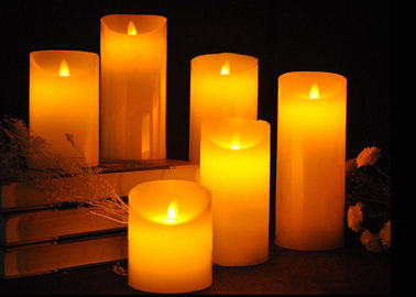 China Real Wax Material Flameless LED Candles With Remote Control Flickering Tea Lights supplier