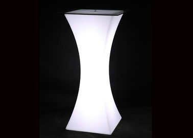 China Super Bright Square Led Cocktail Table Ce Rohs Listed  With Remote Control supplier