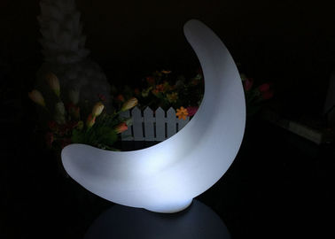 China Battery Operated  Smile Led Moon Lights , Large Half Moon Night Light For Party supplier