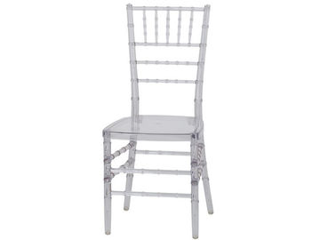 China Transparent Acrylic Type Clear Chiavari Chair Rental For Wedding / Hotel Use supplier