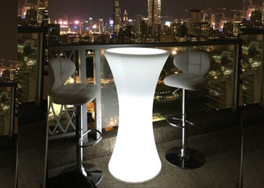 China High Round Cocktail Table Furniture Set with Colorful  Lighting supplier