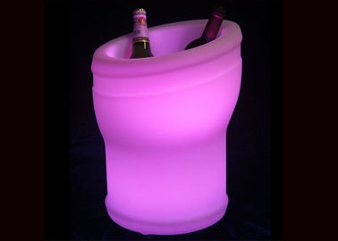 China Rechargeable LED Glowing Ice Bucket Furniture for Night Club Use supplier