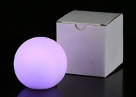 Small Red Color LED Ball Lights With Customized Logo For Gift Promotion