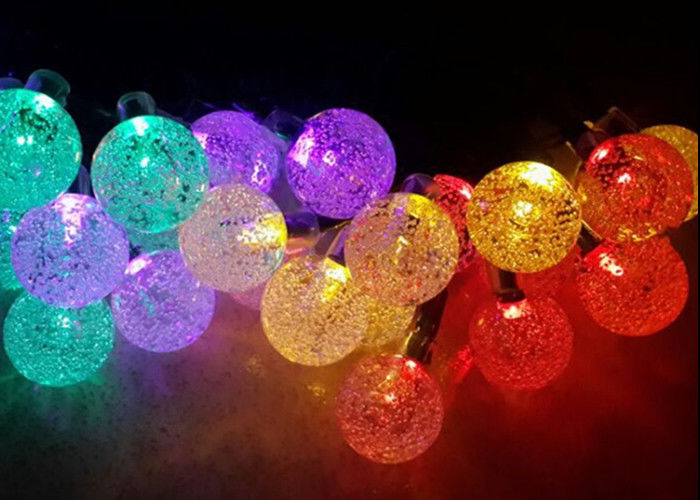 19 7 Ft Crystal Ball Led Solar Fairy String Lights For Holiday 19 7 Ft Crystal Ball Led Solar Fairy