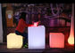 Outdoor Colors Changing LED Cube Light Chair Rechargeable For Hotel / Pub / KTV supplier