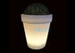 IP65 Outdoor Battery Powered LED Flower Pots Safety Material With Remote Control supplier