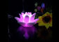7 Colors Fade LED Lotus Flower Table Lamp Waterproof With OFF / ON Button supplier
