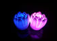 Water Active LED Night Light , 7 Colors Flash Led Flower Night Light For Birthday supplier
