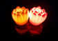 Water Active LED Night Light , 7 Colors Flash Led Flower Night Light For Birthday supplier