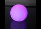 8 Cm Diameter Small Ball LED Night Light Can Floating On Water For Pool Decoration supplier