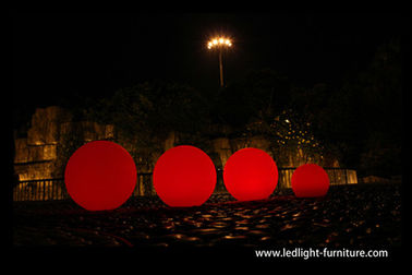 Giant Floating LED Ball Lights / 100cm Led Glow Ball Lamp With Controller supplier