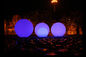 Giant Floating LED Ball Lights / 100cm Led Glow Ball Lamp With Controller supplier
