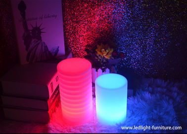 Classic Creative Indoor LED Decorative Table Lamps Cylinder Shaped With USB Charger supplier