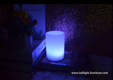 Classic Creative Indoor LED Decorative Table Lamps Cylinder Shaped With USB Charger supplier