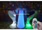 Multi Colors LED Patio Furniture / Remote Control Light Up Outdoor Furniture supplier