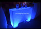 Modern LED Light Bar Table Colorful Commercial Furniture For Night Club supplier