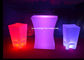 Battery Operated Portable LED Bar Counter / Colorful Lighted Bar Counter Furniture supplier