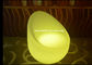 Elegant Egg Shaped LED Bar Chair / Indoor Light Up Chairs With 16 Colors supplier