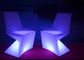 Diamond Shaped Lounge LED Light Furniture , Led Chairs And Tables For Bar supplier