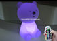 Cordless Lovable LED Glow Bear Night Light / Childrens Night Light Table Lamps supplier