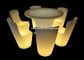 Special Lighted Bar Furniture / LED Illuminated Furniture With Plastic Material supplier